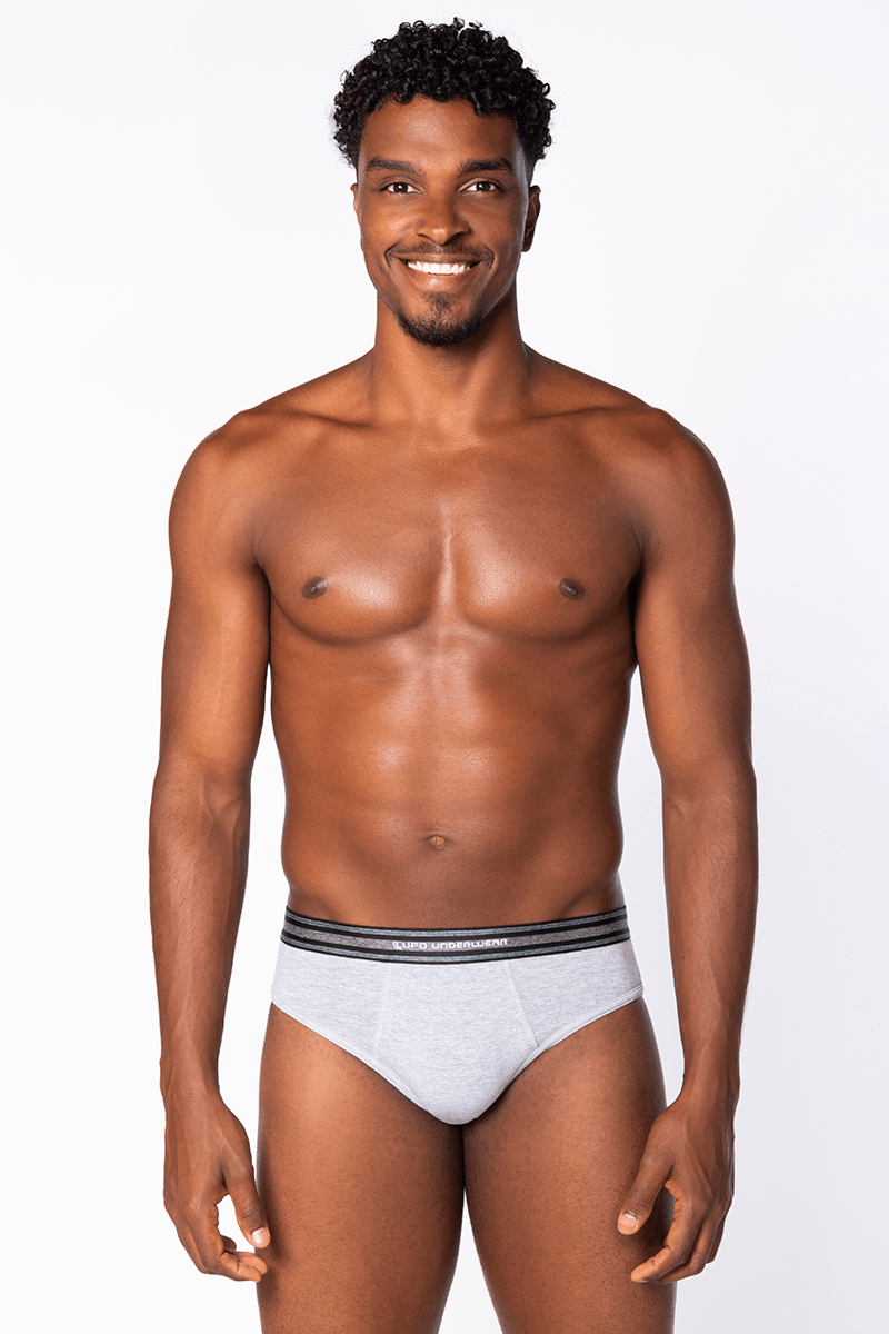 Cueca Slip Algodao Masculina Lupo